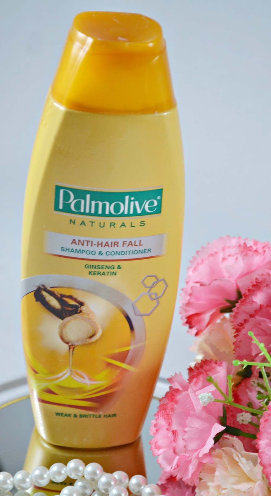 Palmolive Ginseng and Keratin Shampoo & Conditioner, White + Papaya