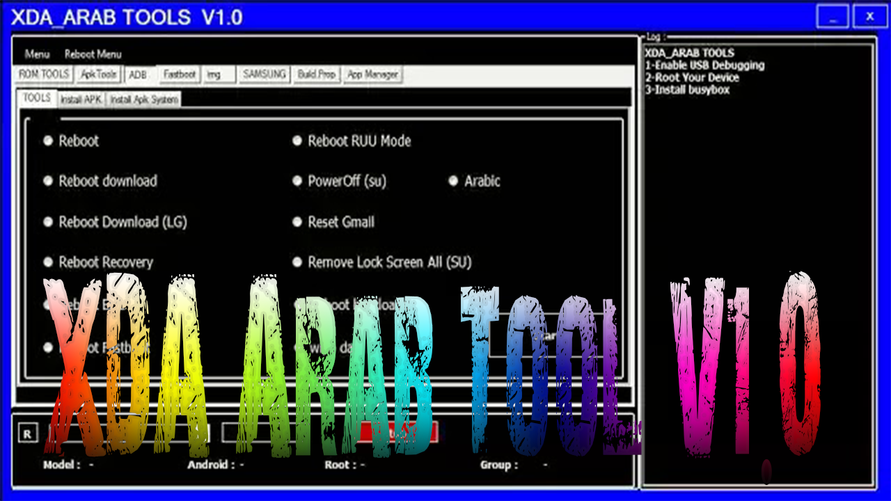 XDA Arab Tool V1.0 Fastboot ADB Tool 2019 - Tech Talk Yourself