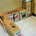 This mom created the ultimate dream kitchen for her kid out of cardboard boxes
