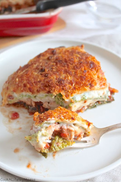 Savoy cabbage lasagna (gluten free, vegan option) • Cook A Life! by Maeva