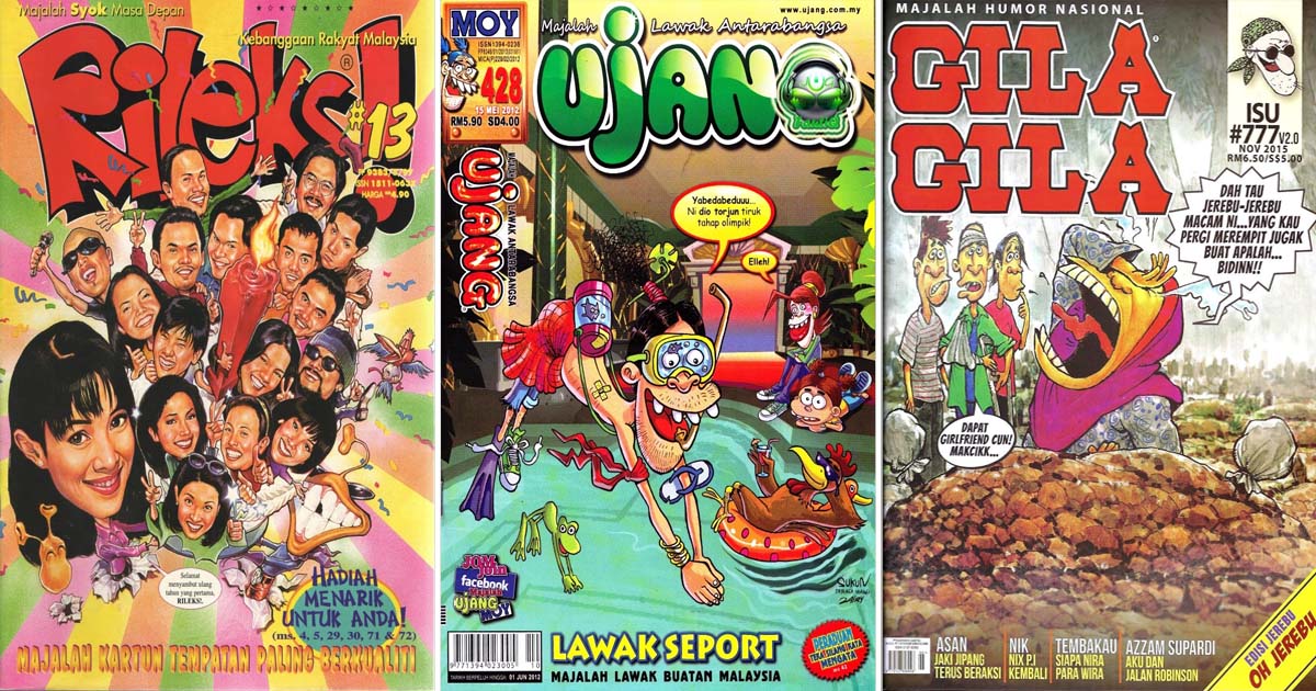 10 Naskhah Majalah Komik Lawak Paling Legend Di Malaysia Sepanjang Zaman Selongkar10