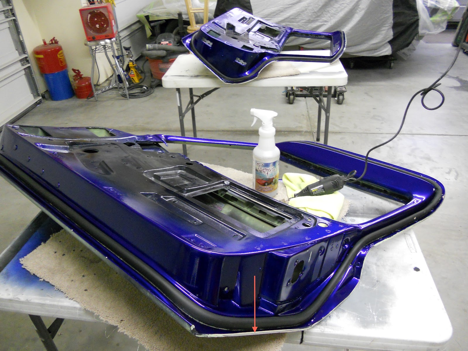 1963 Corvette Sting Ray Split Window Coupe Restoration Door Edge