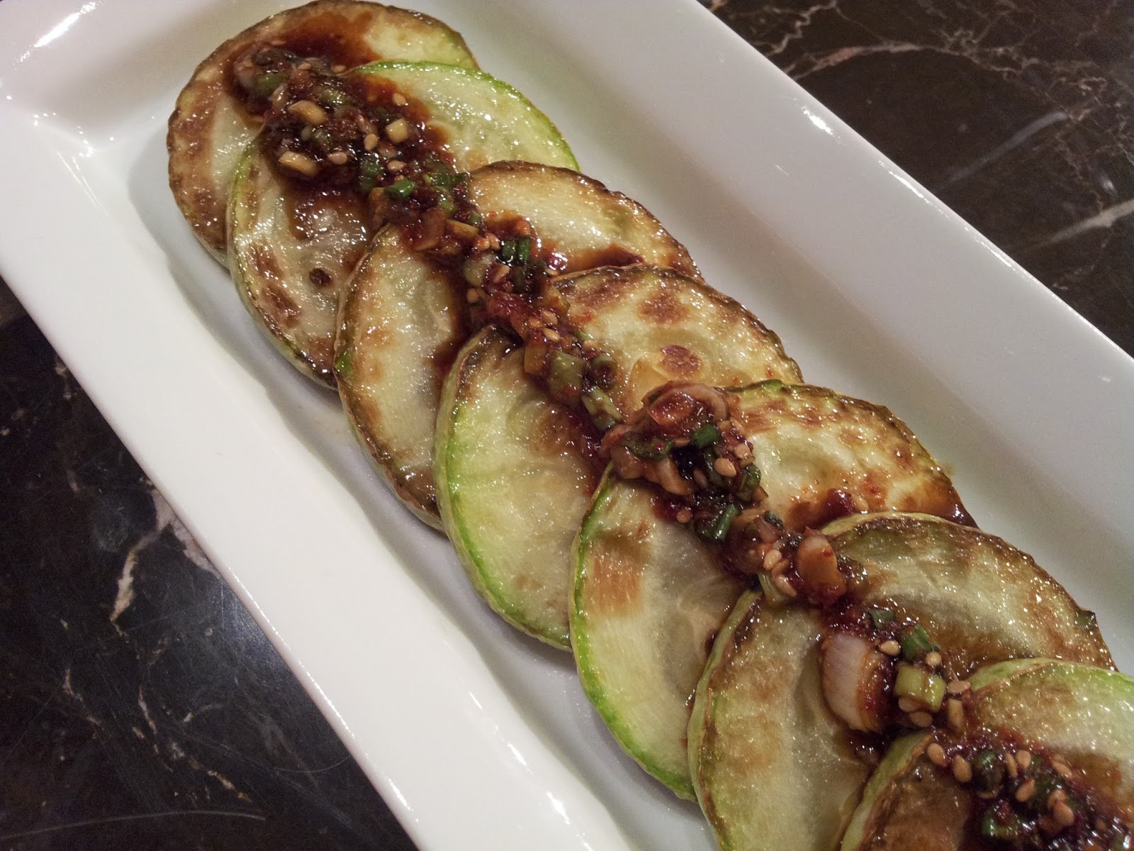 애호박 구이 (Pan Grilled Zucchini / Korean)