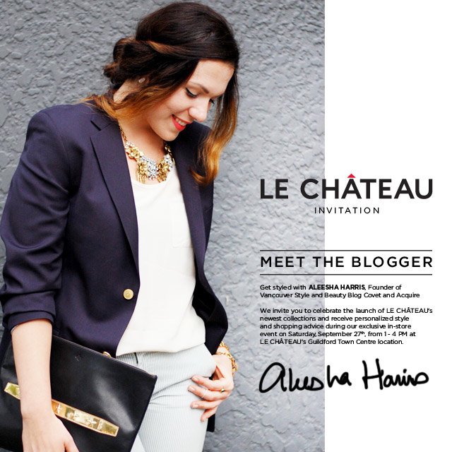 Le Château Meet the Blogger event in Surrey Guildford Town Centre