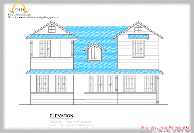 Home plan and elevation - 184 Square Meter (1983 Sq.Ft) - November 2011