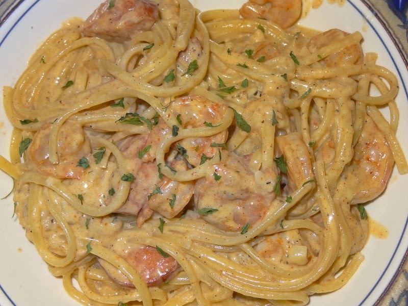 Fiery Cajun Shrimp Alfredo