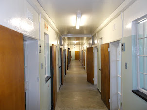 Inside the Main isolated cells in "Robben Island Prison".