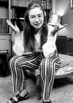 Hillary Clinton Foto de Hillary Clinton con cabello largo
