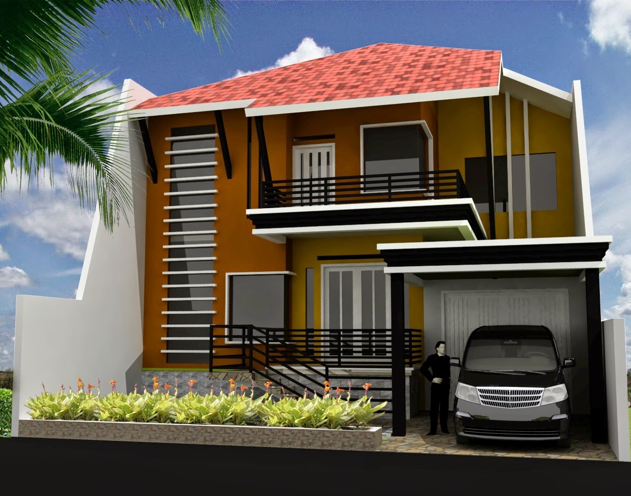 Gambar Desain Rumah Minimalis Type 54 Lantai 2 Terbaru Desain Rumah