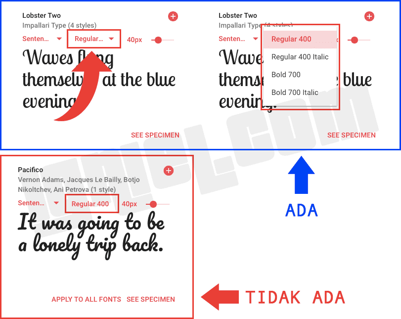 Cara Memakai Google Font Di Blogger