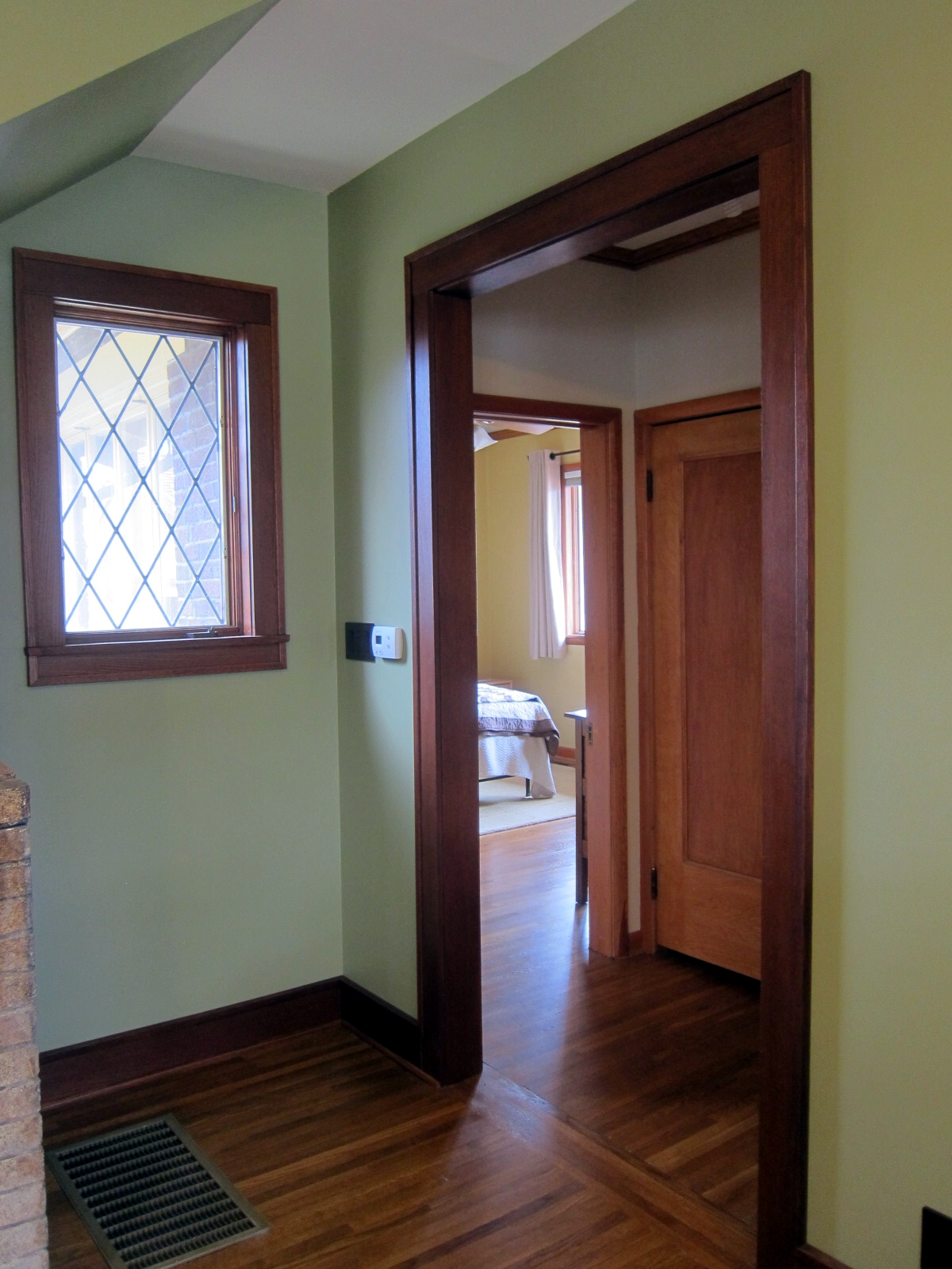 1600 #3B6190 42 Inch Front Door Which Is Original To The House Is Now Trimmed To save image 42 Inch Entry Doors 38971200