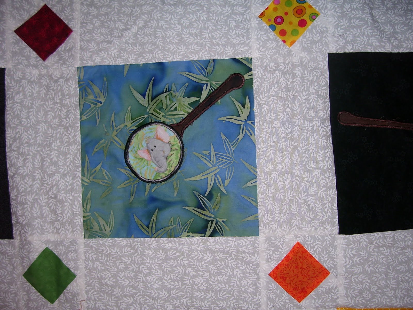 Embroidery Nerd Magnifying Glass Embroidery Design