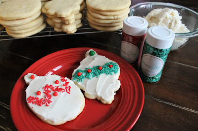 Holiday Cut-Out Sugar Cookies - perfect for Christmas or Valentines, soft and easy to cut and decorate #sponsored #ChristmasCookiesWeek #ChristmasCookies