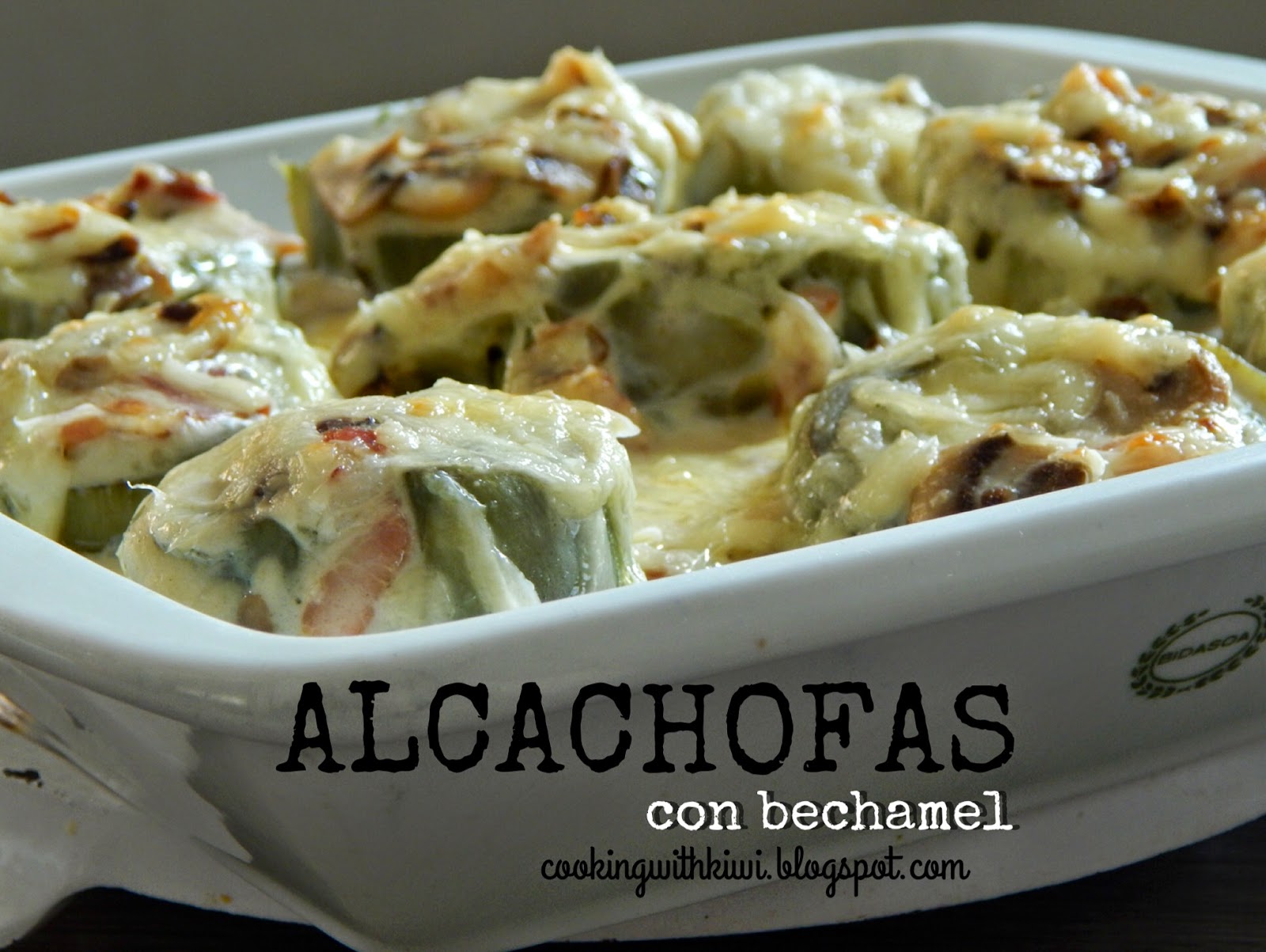 ALCACHOFAS CON BECHAMEL