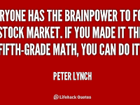 Everyone has the brainpower to make money in Shares. - Peter Lynch