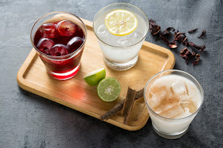 Agua de Jamaica, Agua de Chia & Horchata- Agua de Jamaica, Agua de Chia & Horchata-