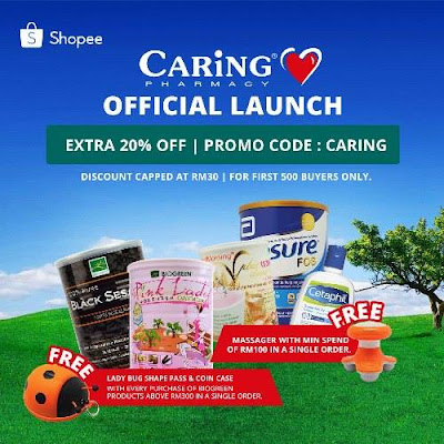 CARiNG PHARMACY Shopee Promo Code