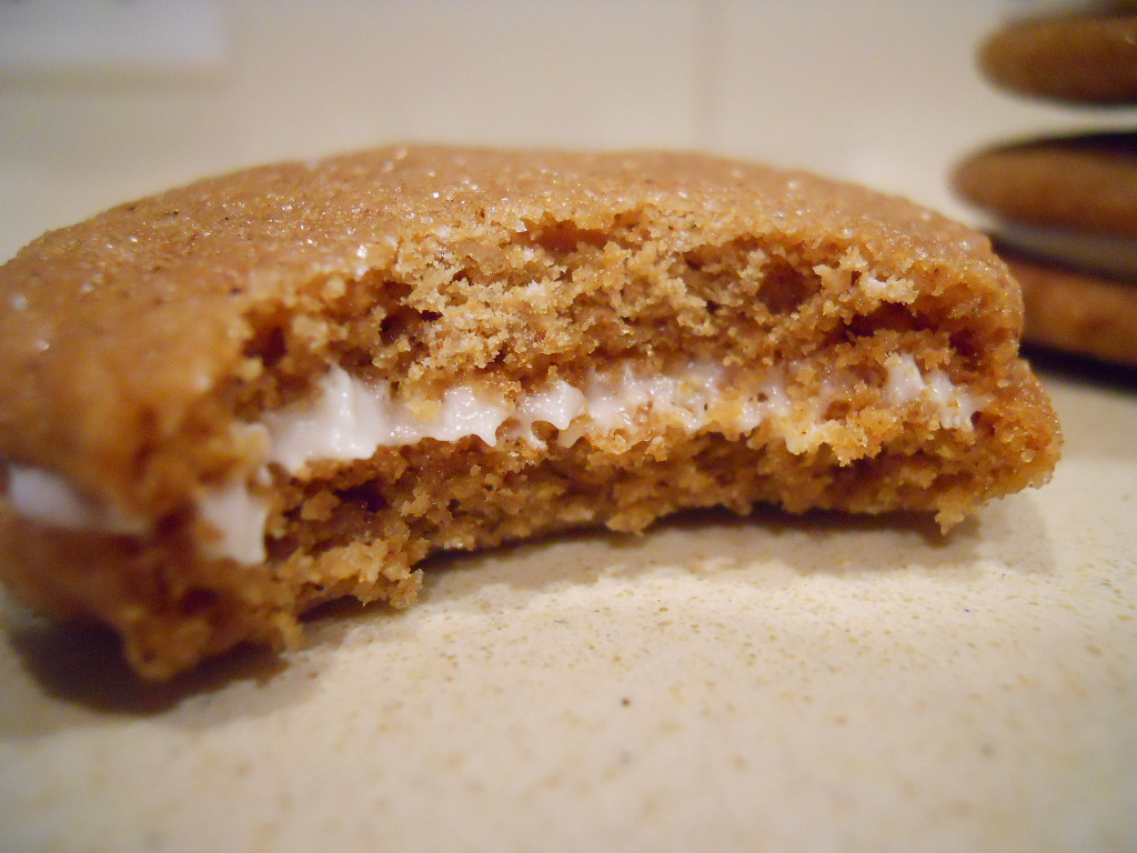 Joie Patisserie GingerSpice Sandwich Cookies with Lemon Cream Filling