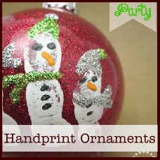 handprint ornaments