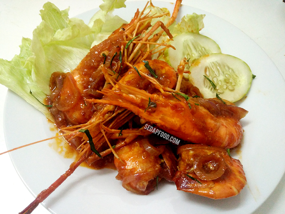 Bahan masak sambal masam manis udang