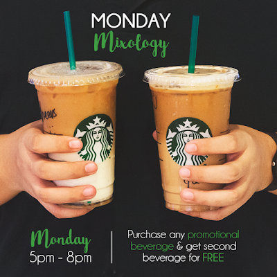 Starbucks Malaysia Buy 1 Free 1 Promotional Beverage