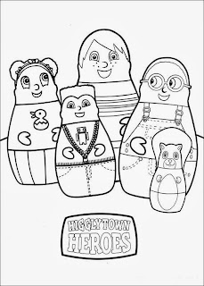 Fun Coloring Pages: HIgglytown Heroes Coloring Pages