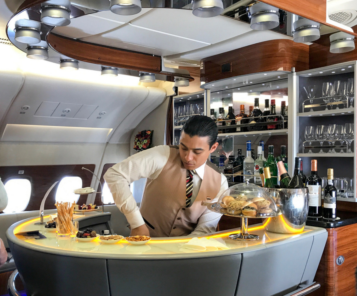 Emirates Onboard Cocktail Bar
