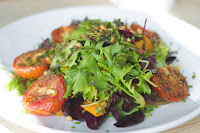 slow roast tomato and sweet potato salad, Eatery Hopping: Hemma, Edinburgh (& Fika!), www.imogenmolly.co.uk