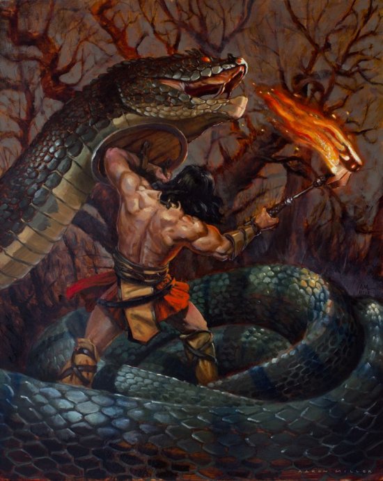 As ilustrações digitais e pinturas tradicionais de fantasia para games de Aaron Miller Aaron Miller deviantart ilustrações pinturas tradicionais fantasia para games