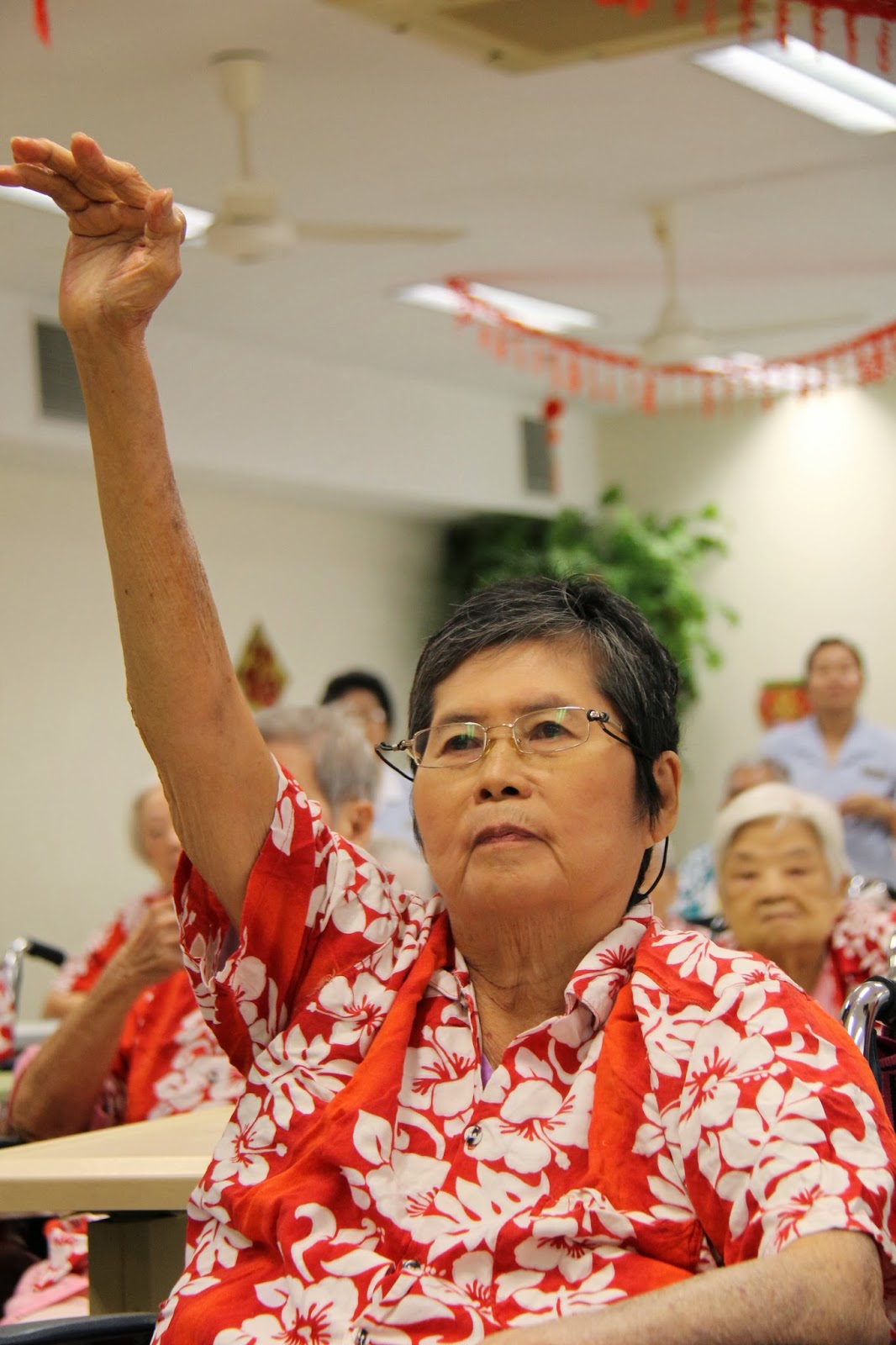 Volunteering at All Saints Home-Hougang: Chinese New Year Celebration