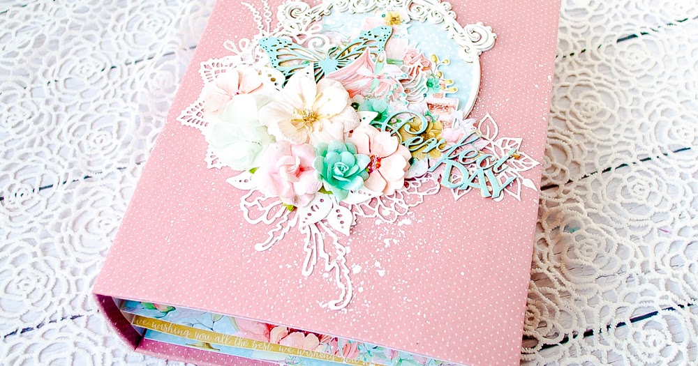 Scrapiniec inspirations on blogspot: Sweet album and matched cards by Ola