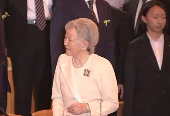 Japan's Empress Michiko attended a charity concert held for the benefit of 2011's Great East Japan Earthquake, style dress, christimas gift