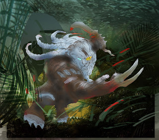 Riot Contest - progress Fanart Rengar illustration Photoshop