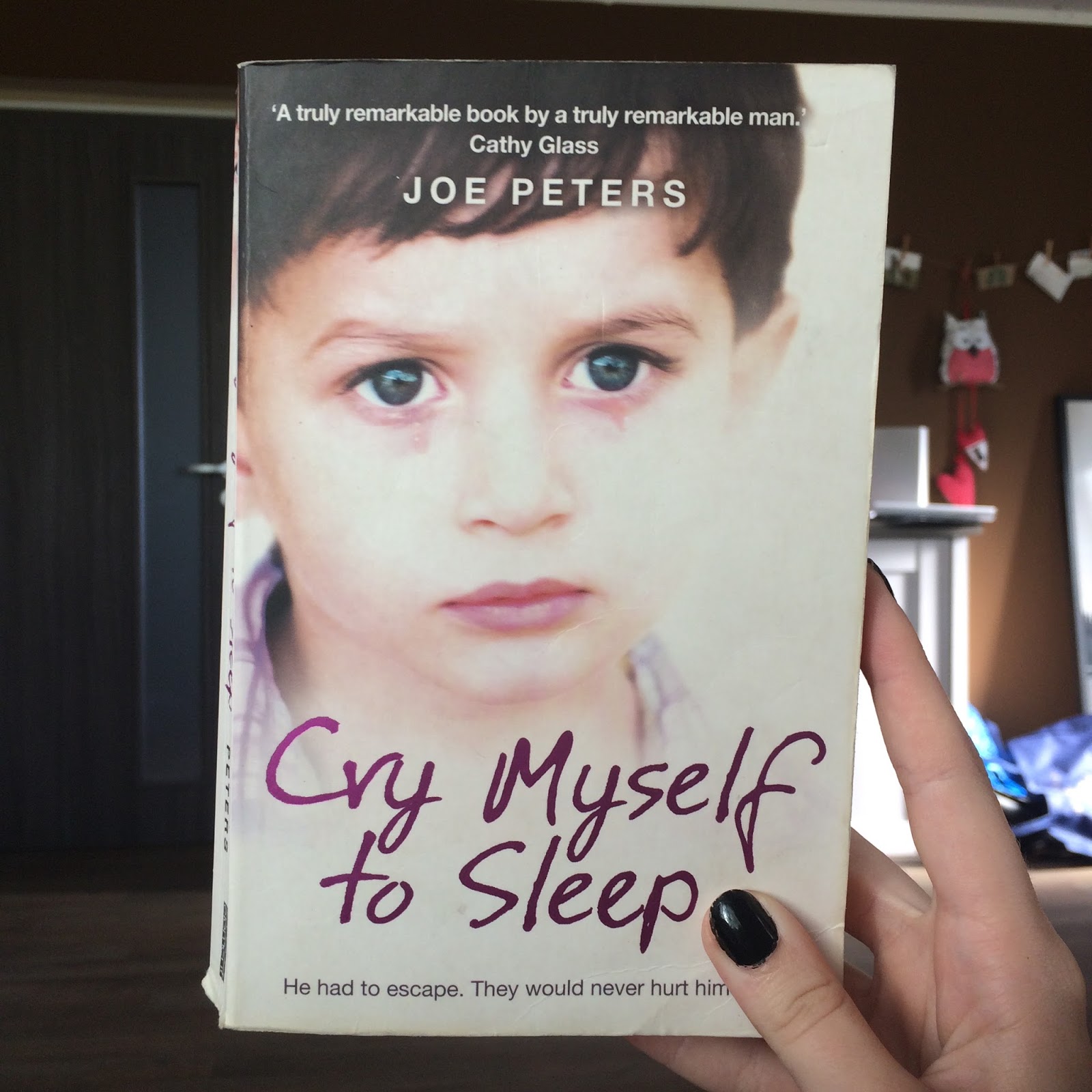 Cry Myself to Sleep by Joe Peters bookworm's corner.