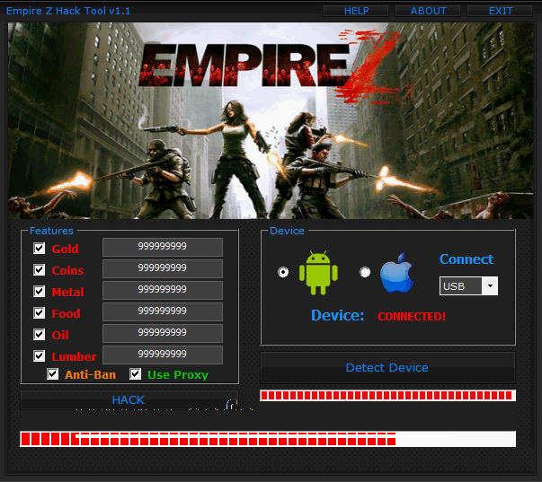 With this Empire Z Hack Tool for iOS and Android you can add Unlimited Gold...