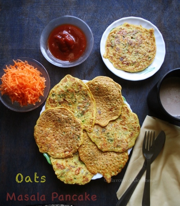 Oats Masala Pancake Recipe how to make Oats Masala Pancake