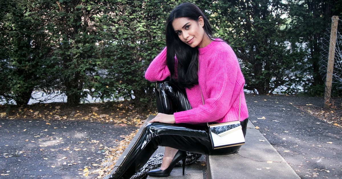 Outfit Post How To Wear Vinyl Pants Fashion Daydreams UK Fashion and Lifestyle Blog by Reena Rai
