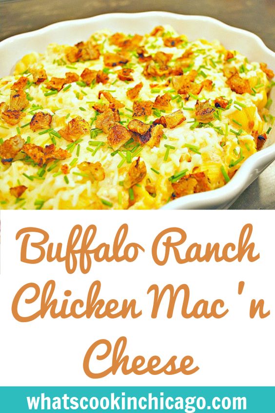 buffalo ranch chicken mac