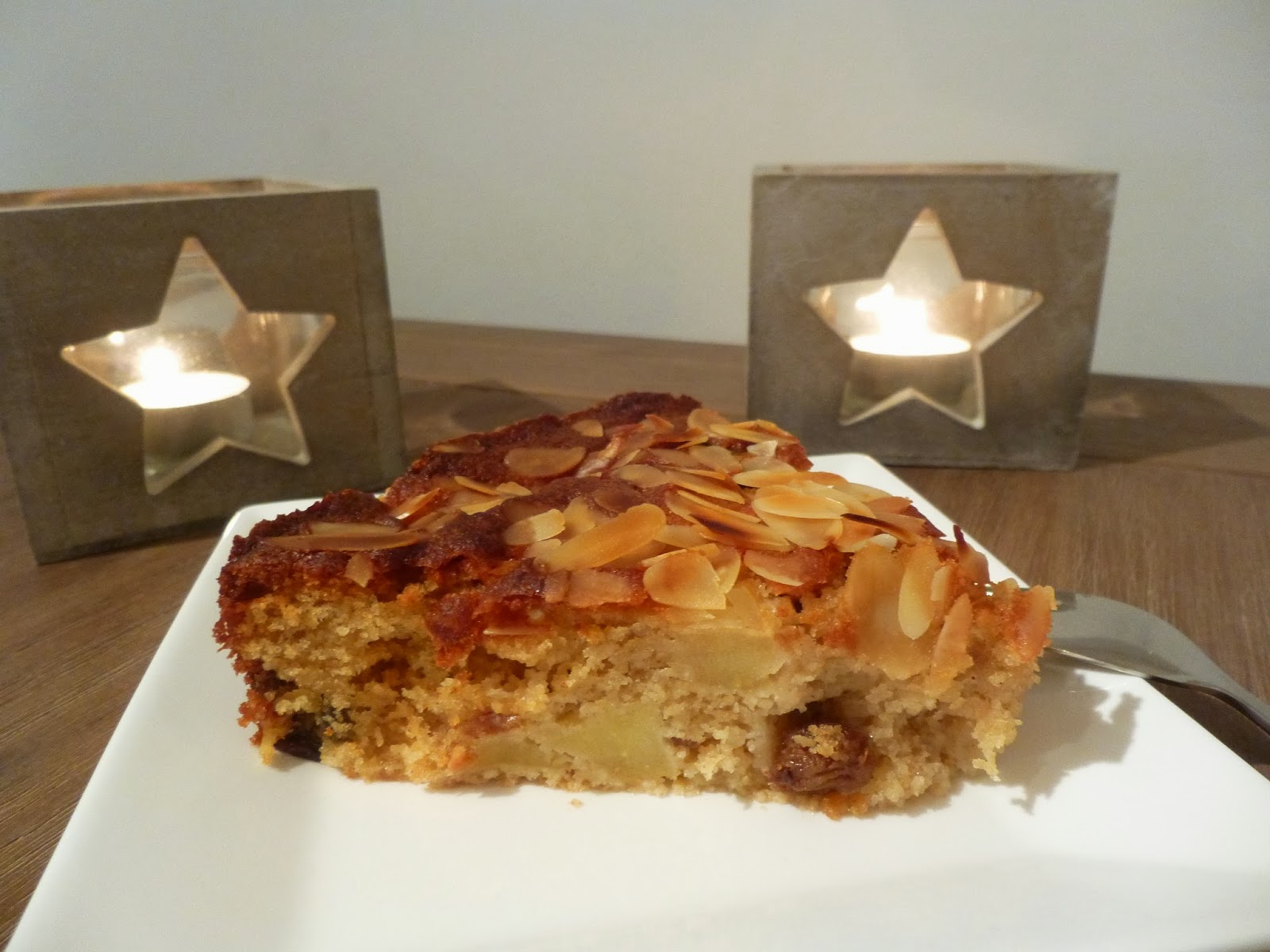süß und köstlich: Apfeliger-nussiger-zimtiger Kuchen...