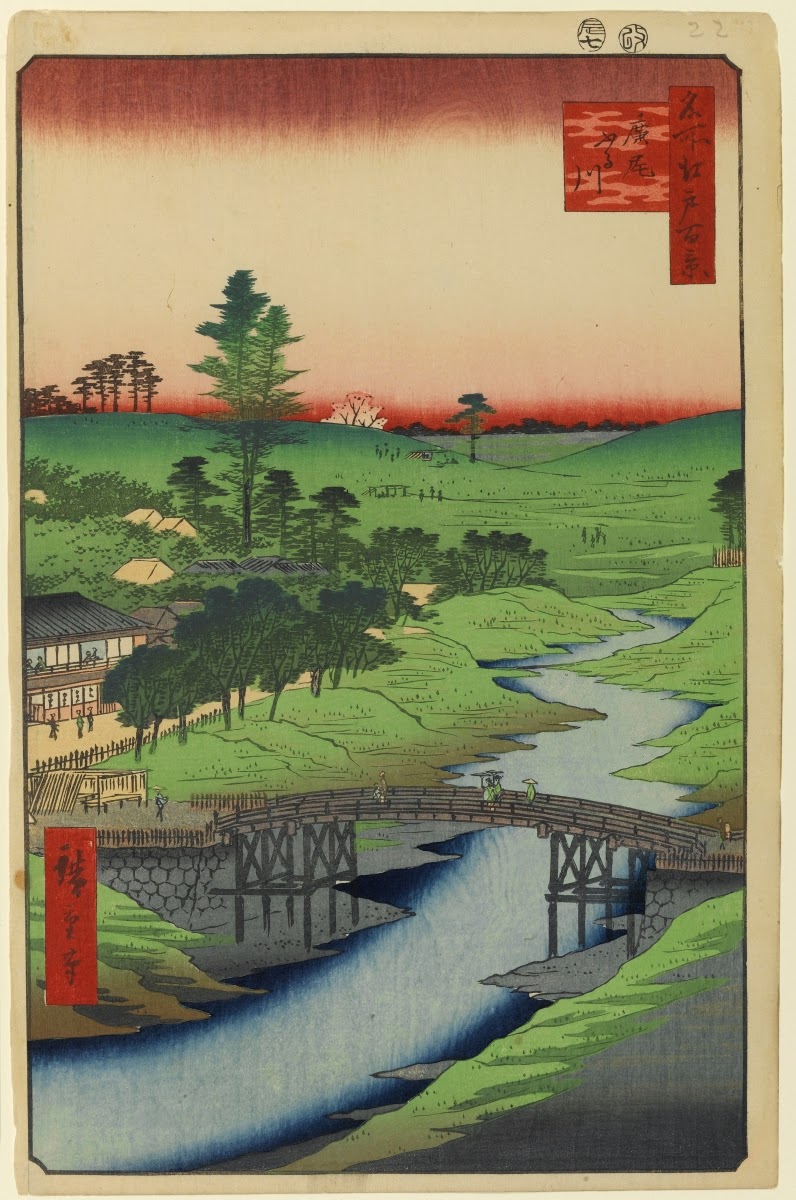 ©Utagawa Hiroshige - Cien famosas vistas de Edo. Primavera. Ilustración | xilografia | ukiyo-e