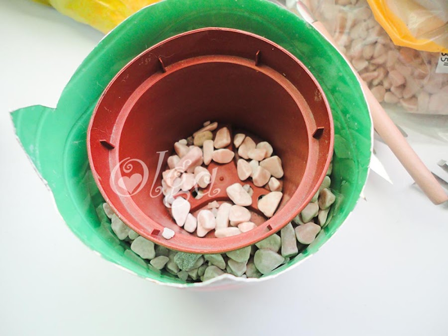 maceta gato - flower cat - pintura pizarra chalk paint 