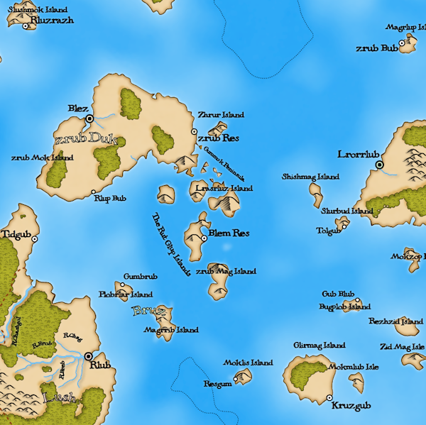islands map