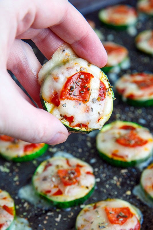 Zucchini Pizza Bites Zucchini Pizza Bites