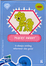 My Little Pony Wave 4 Peachy Sweet Blind Bag Card