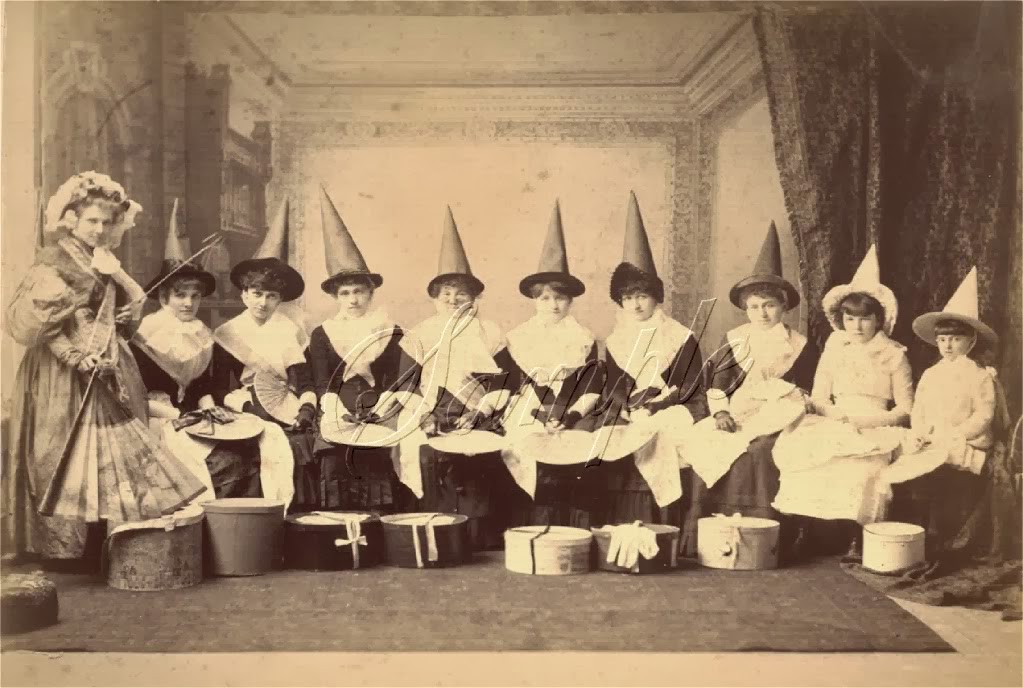 Old Photos of Women in Witch Costumes, circa 1800s Vintage Everyday