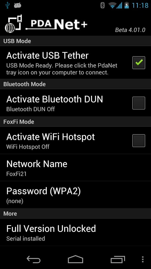 pdanet full pc