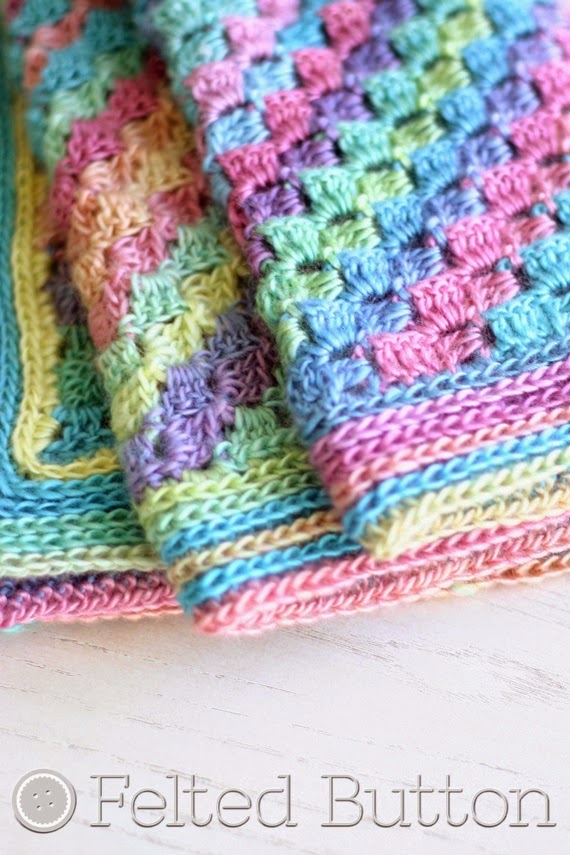 Spring into Summer Blanket Crochet Pattern by Felted Button