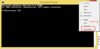Cara mengaktifkan copy paste di command prompt dengan mudah | rafinternet