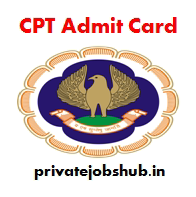 CPT Admit Card CPT Admit Card