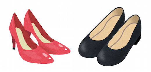 パンプスとハイヒールの違いを知ってますか？